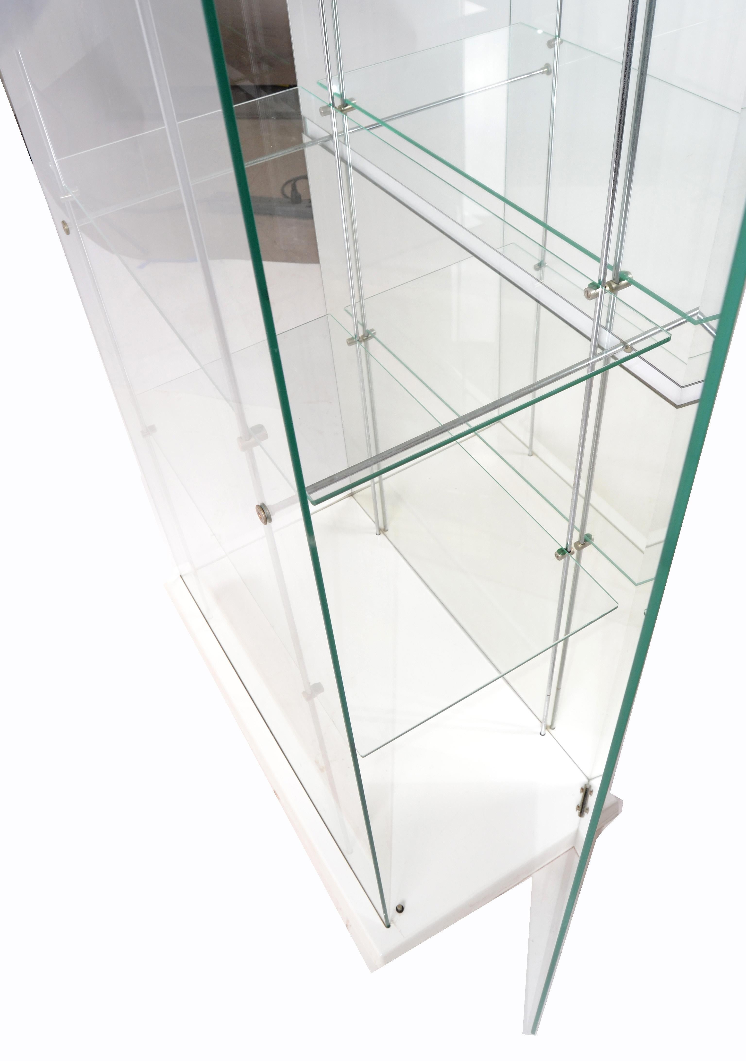 glass display case