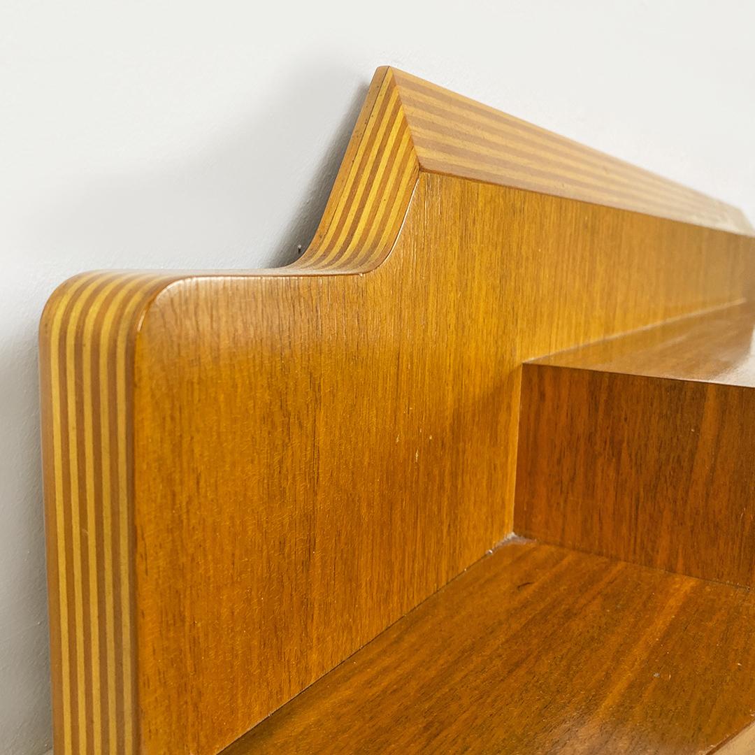 Italian Mid-Century Modern Wood Irregular Shape Entrance Console, 1960s 8