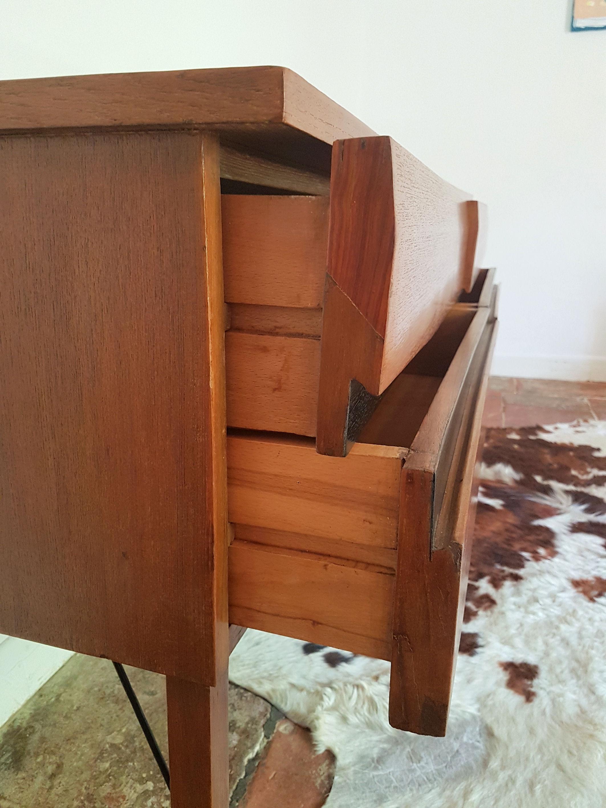 Italian Mid-Century Modern Wood Sideboard Silvio Cavatorta Style 5