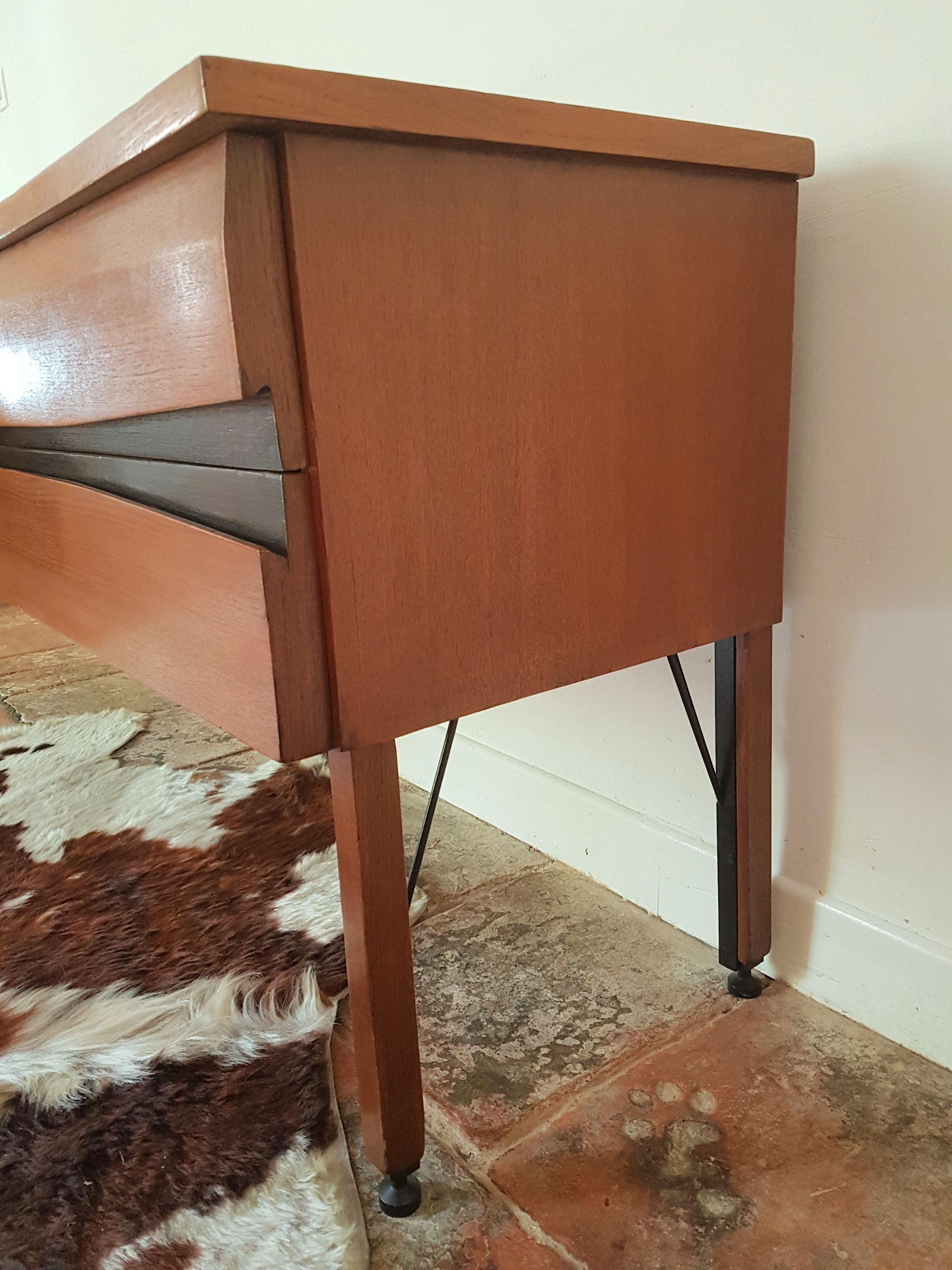 Italian Mid-Century Modern Wood Sideboard Silvio Cavatorta Style 6