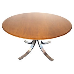Lounge or Dining Table T69 by Osvaldo Borsani for Tecno, Rosewood, Italy 1960s
