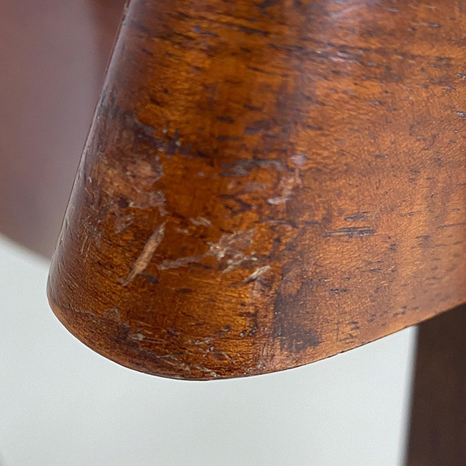 Sedia italiana moderna di metà secolo in legno con seduta quadrata in pelle, anni '60 in vendita 7