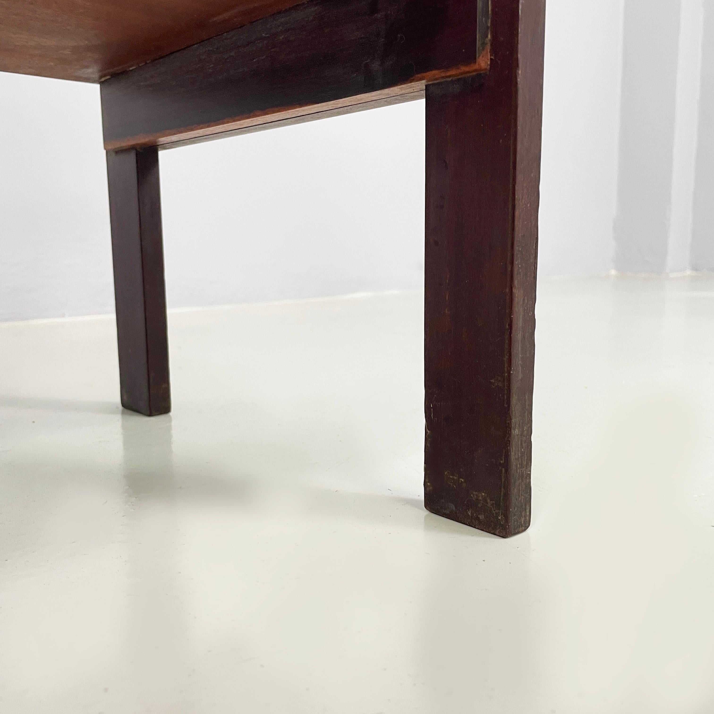 Table basse italienne moderne du milieu du siècle dernier avec étagères et tiroir, années 1960 en vente 8