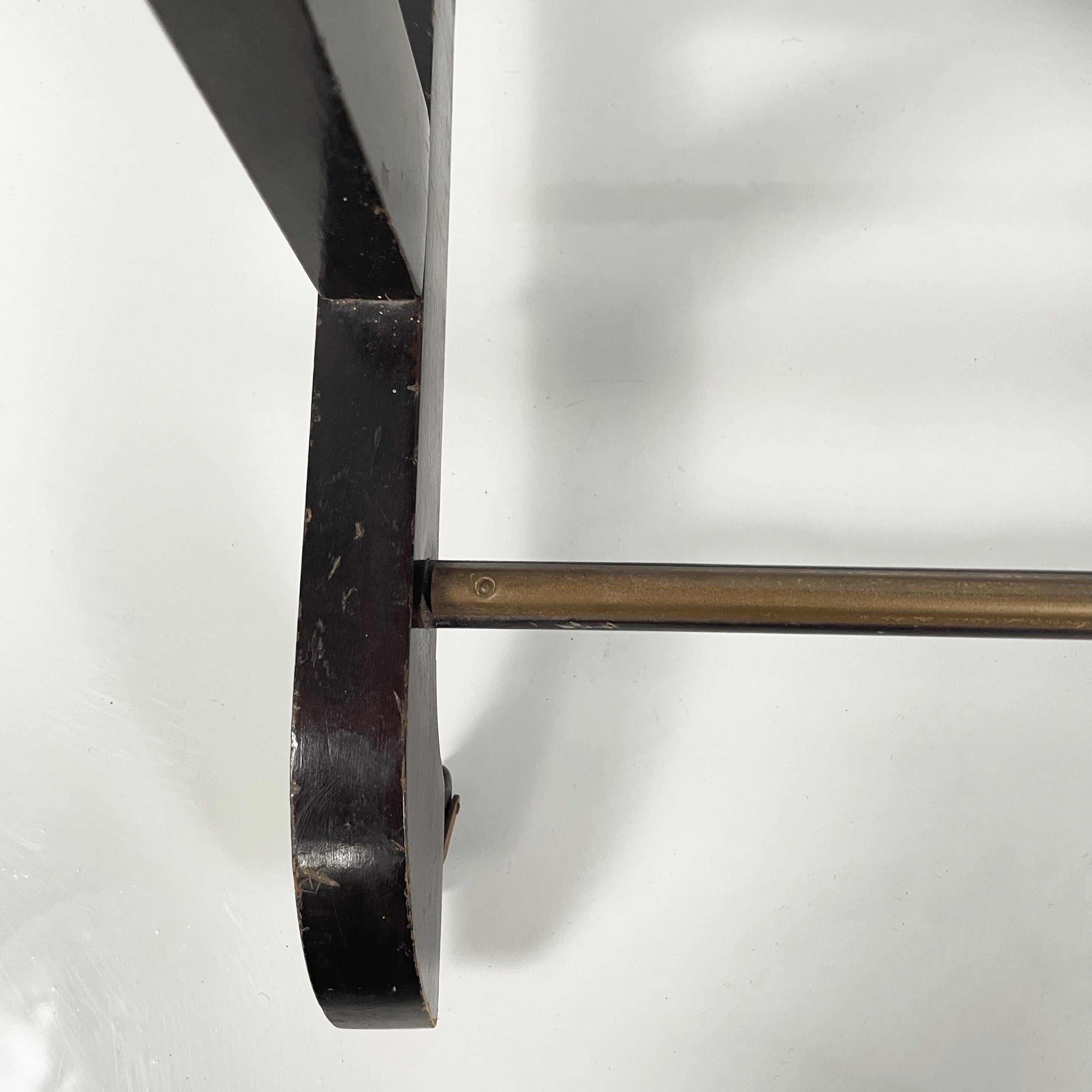 Italian mid-century modern Wooden valet stand by Fratelli Reguitti, 1950s 9