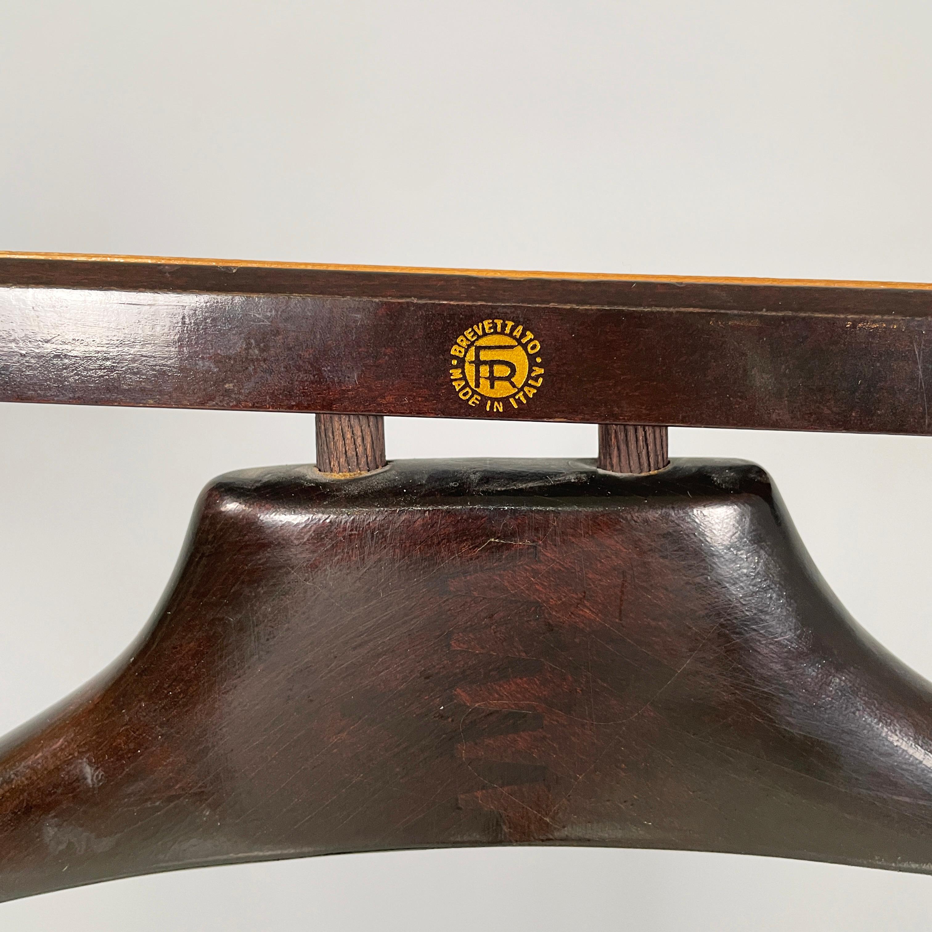 Italian mid-century modern Wooden valet stand by Fratelli Reguitti, 1950s 13