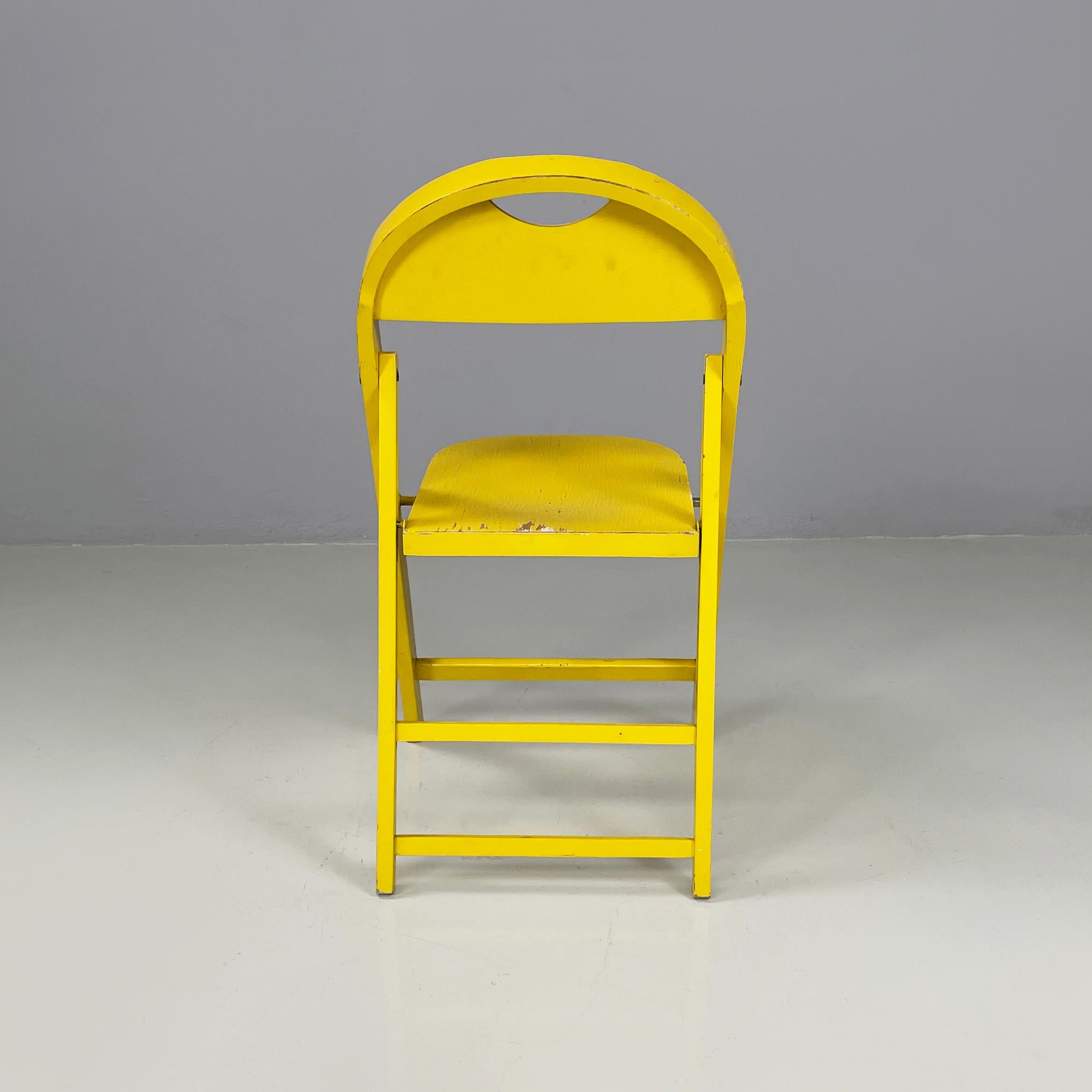 Milieu du XXe siècle Chaise pliante italienne moderne du milieu du siècle dernier Tric par Castiglioni, années 1960 en vente