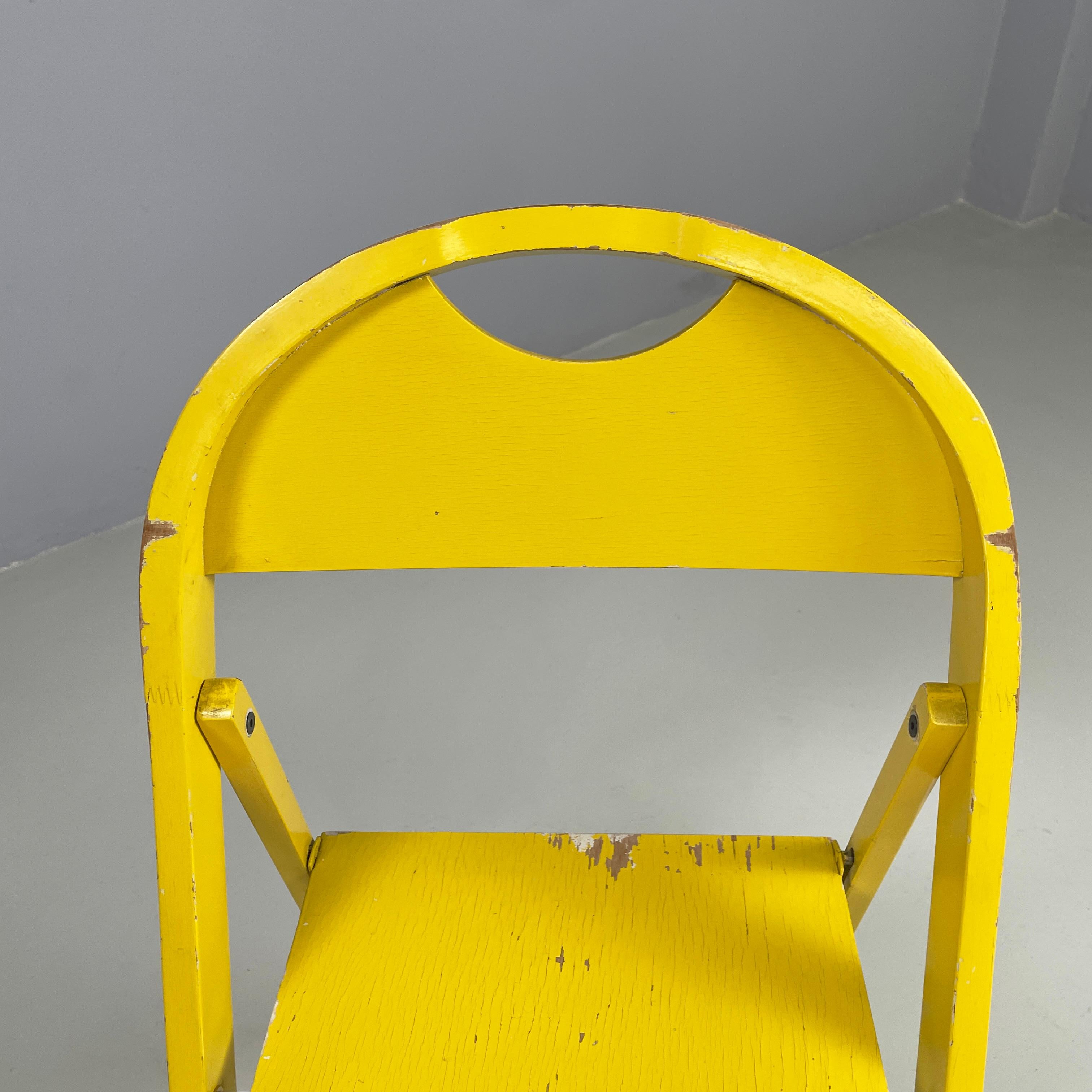 Chaise pliante italienne moderne du milieu du siècle dernier Tric par Castiglioni, années 1960 en vente 1