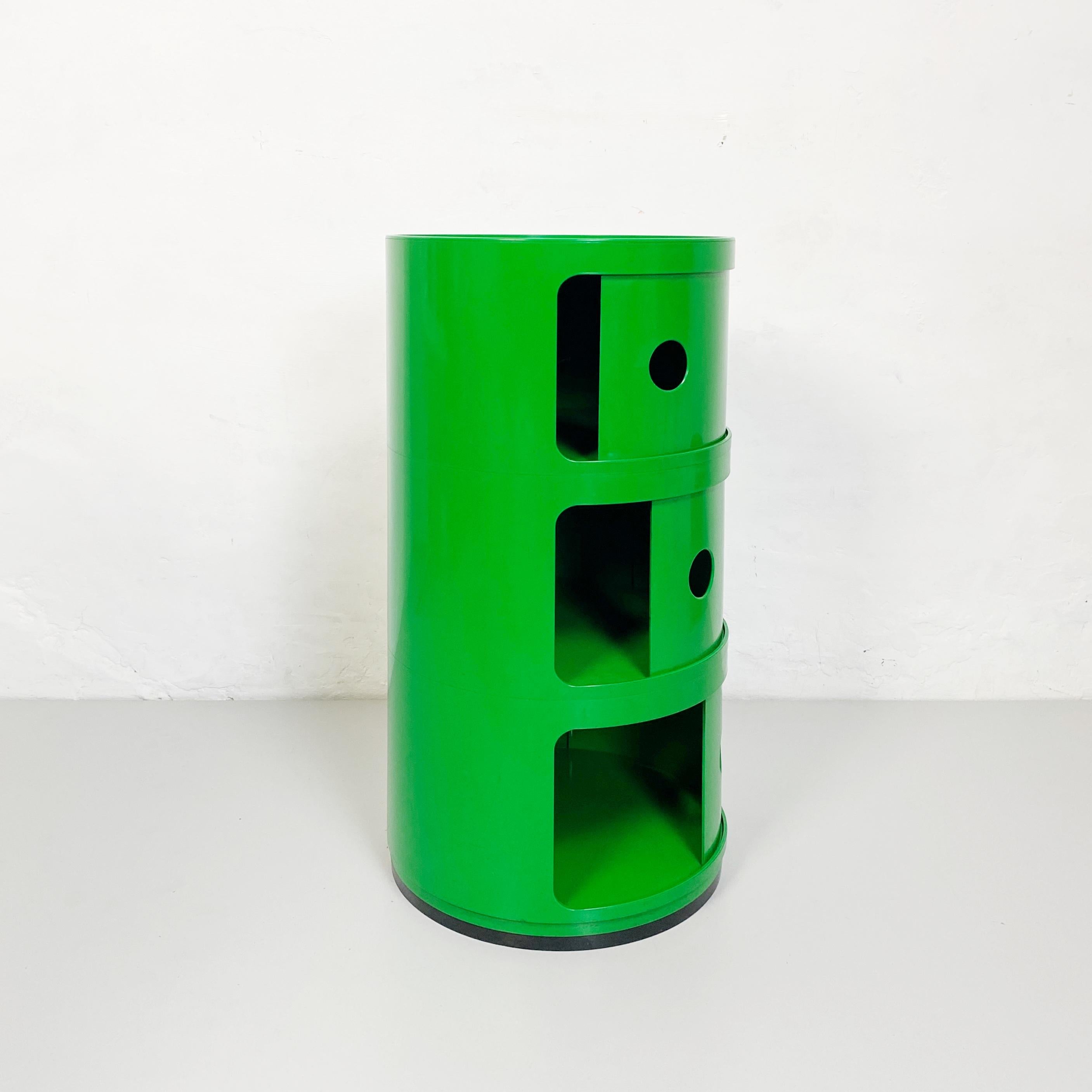 Plastic Italian Mid-Century Modular Cabinet by Anna Castelli Ferrieri for Kartell, 1967