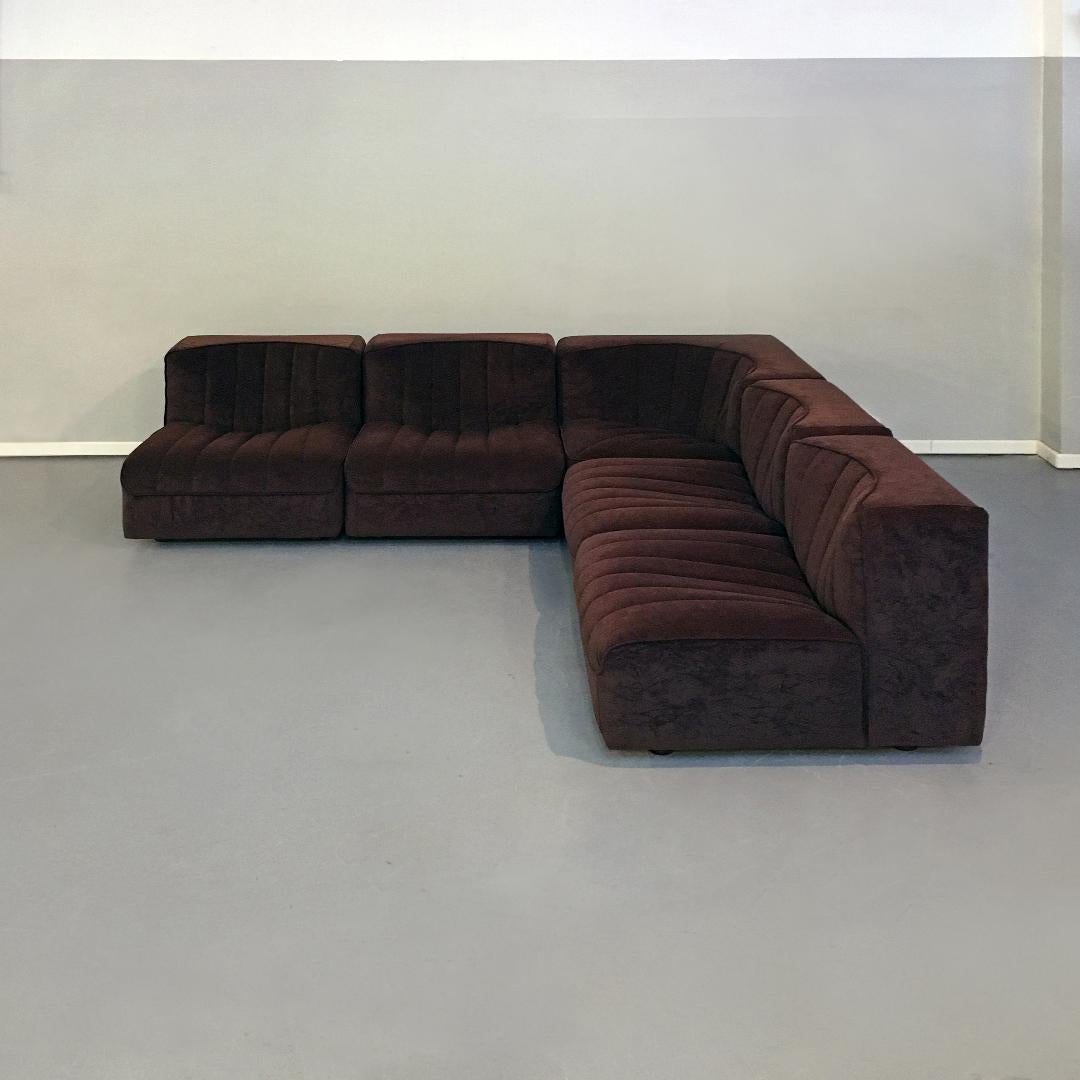 Late 20th Century Italian Midcentury Modular Sofa Novemila by Tito Agnoli for Arflex, 1969 For Sale