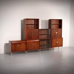 Italian Mid-Century Modular Wall System – Attributed to the Circle of Ico Parisi