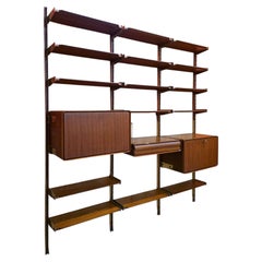 Italian Mid-Century Modular Wall Unit Attributed to Silvio Cavatorta, GMA, 1960s