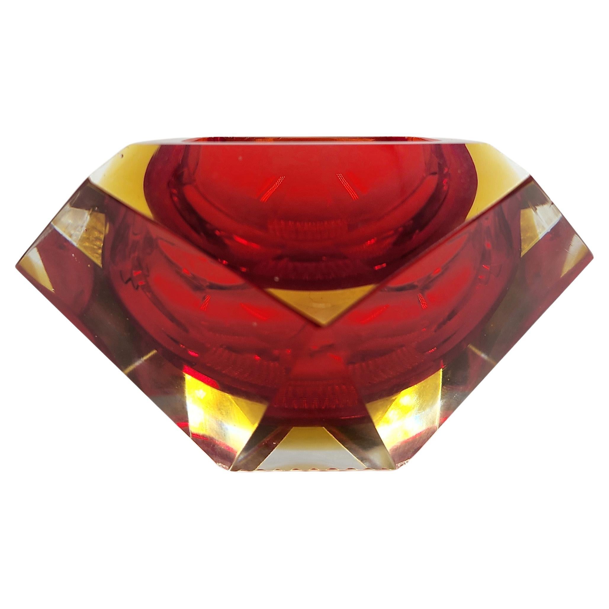Italian Mid-Century Murano Bowl by Flavio Poli, 1950's