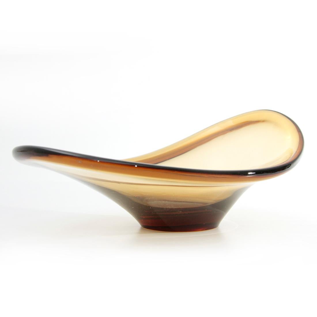 Italian Midcentury Murano Glass Bowl, 1960s 1