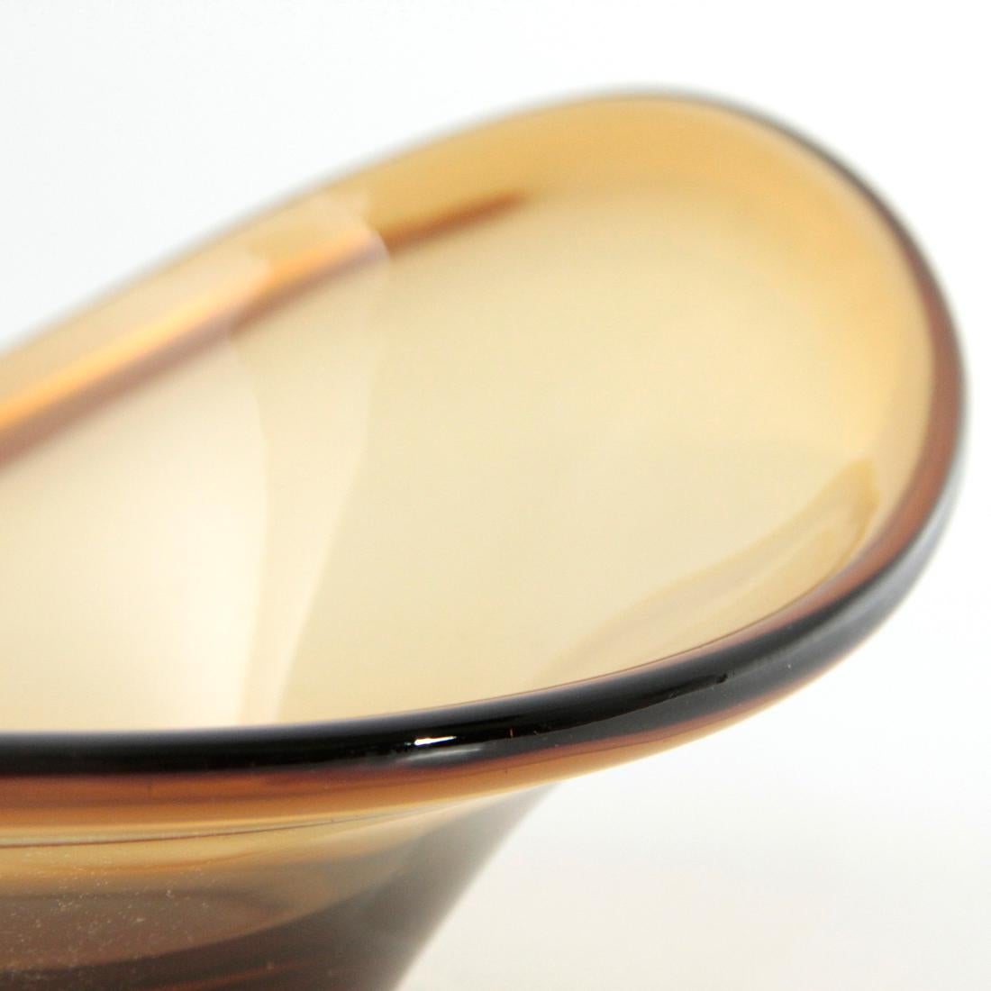 Italian Midcentury Murano Glass Bowl, 1960s 3