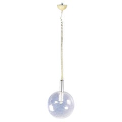 Italian Mid-Century Murano Glass Ceiling Lamp Sfera by Scarpa for Flos, 1970s