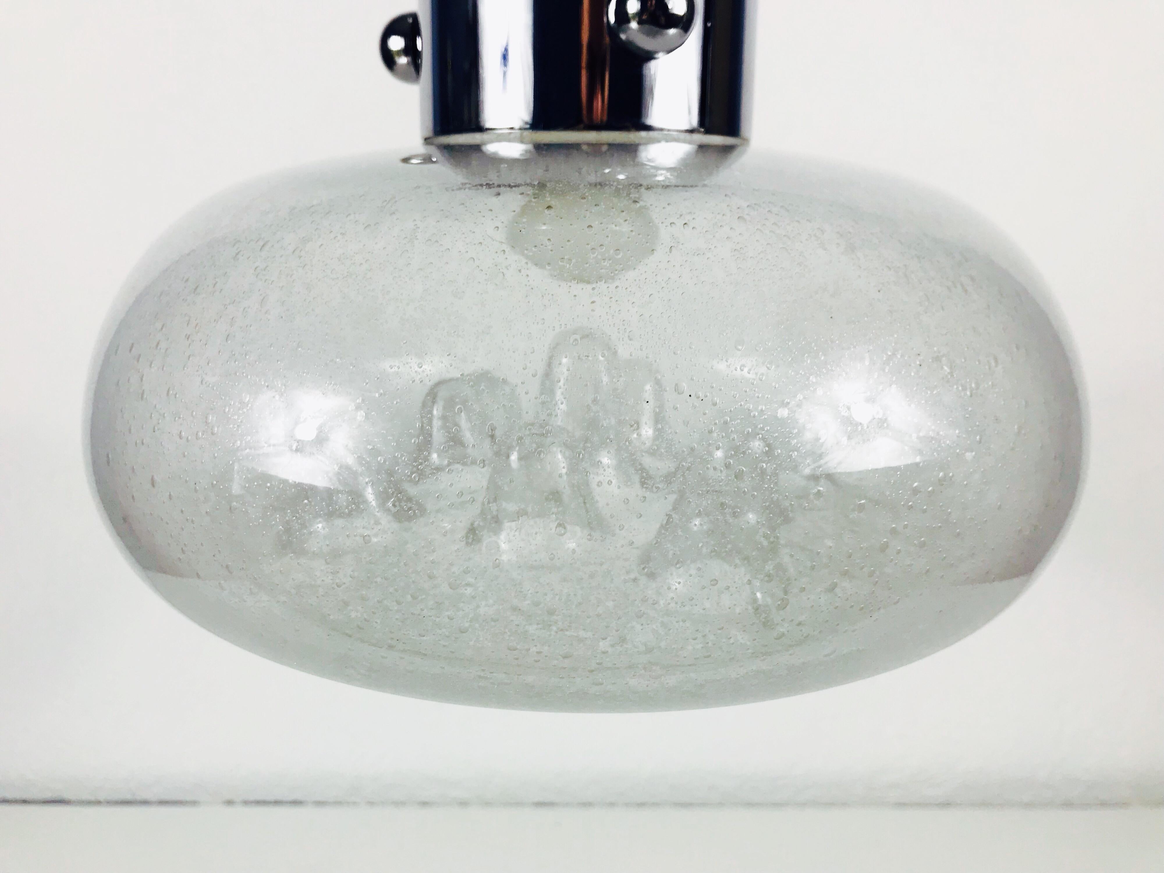 Lampada a sospensione in vetro di Murano del Medioevo, 1960, Italia in vendita 1