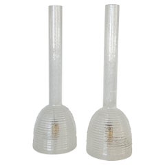 Italian Mid-Century Murano Glass Table Lamps by Carlo Nason for Mazzega, 1970s