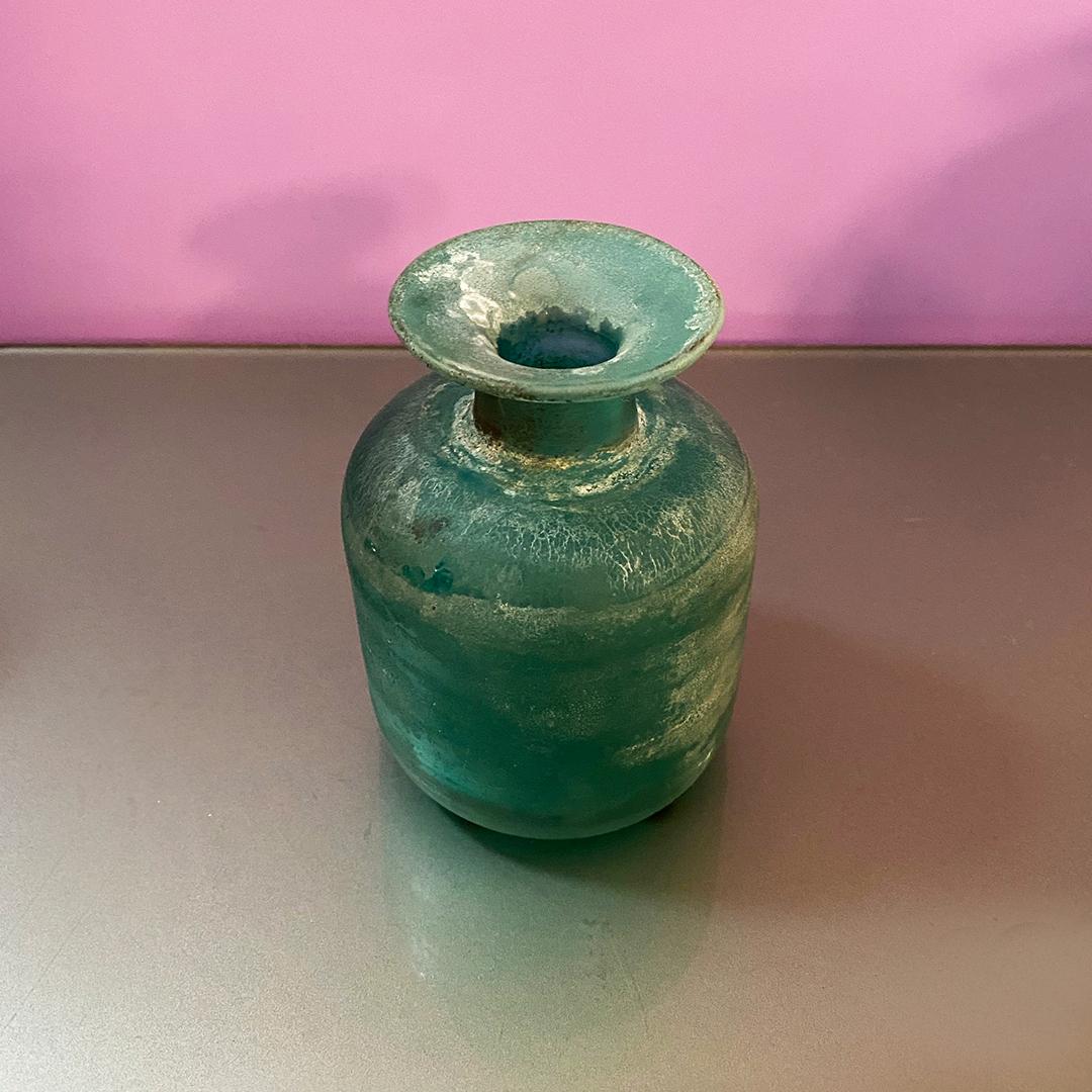 Italian Midcentury Murano Glass Vases by Gino Cenedese from Scavo Series, 1960s 15