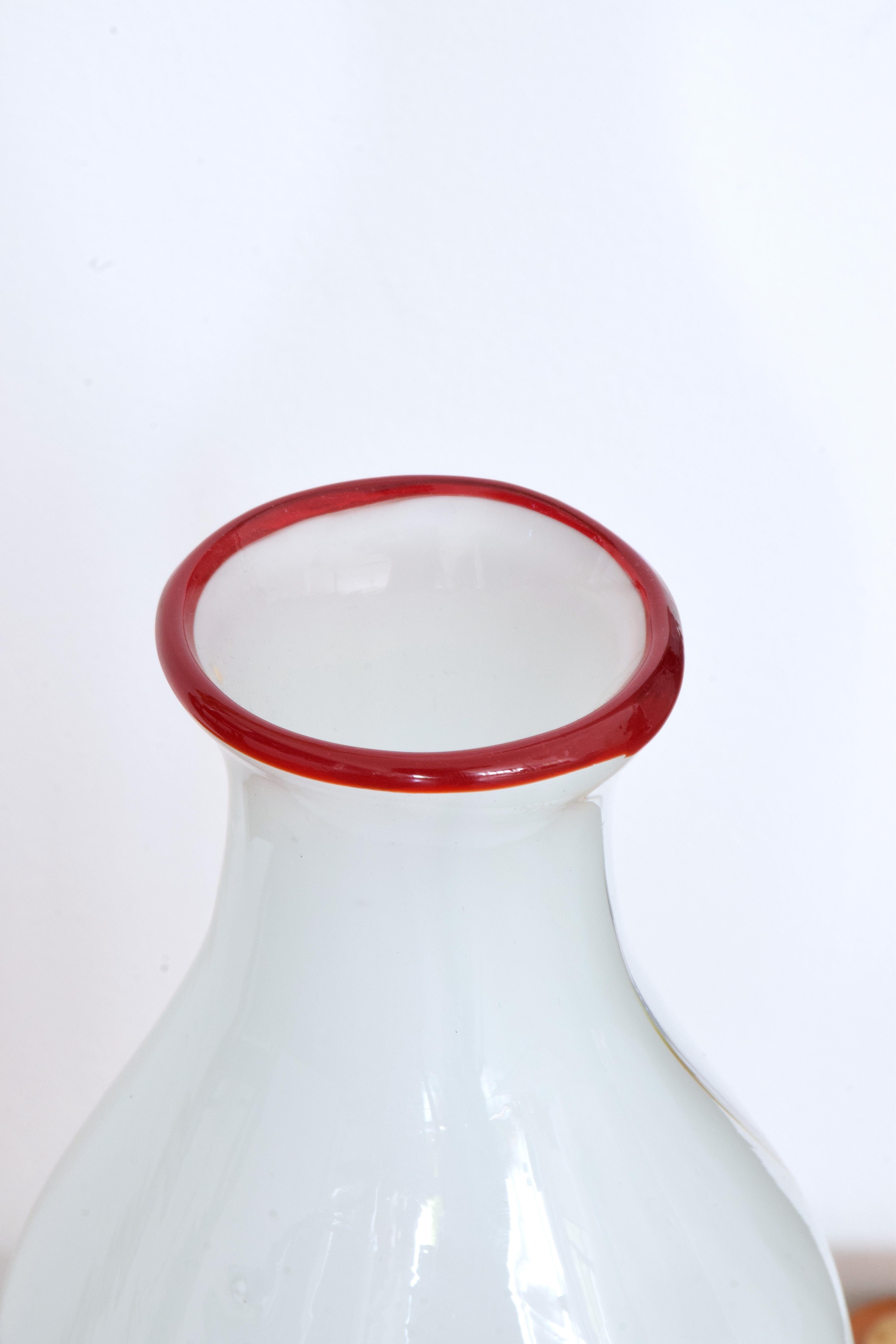 Italienische Murano-Vase aus der Mitte des Jahrhunderts:: 1970er Jahre im Angebot 2