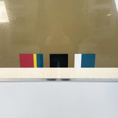 Italian Mid-Century Numbered Geometric Print by Artist Mauro Reggiani, 1950s