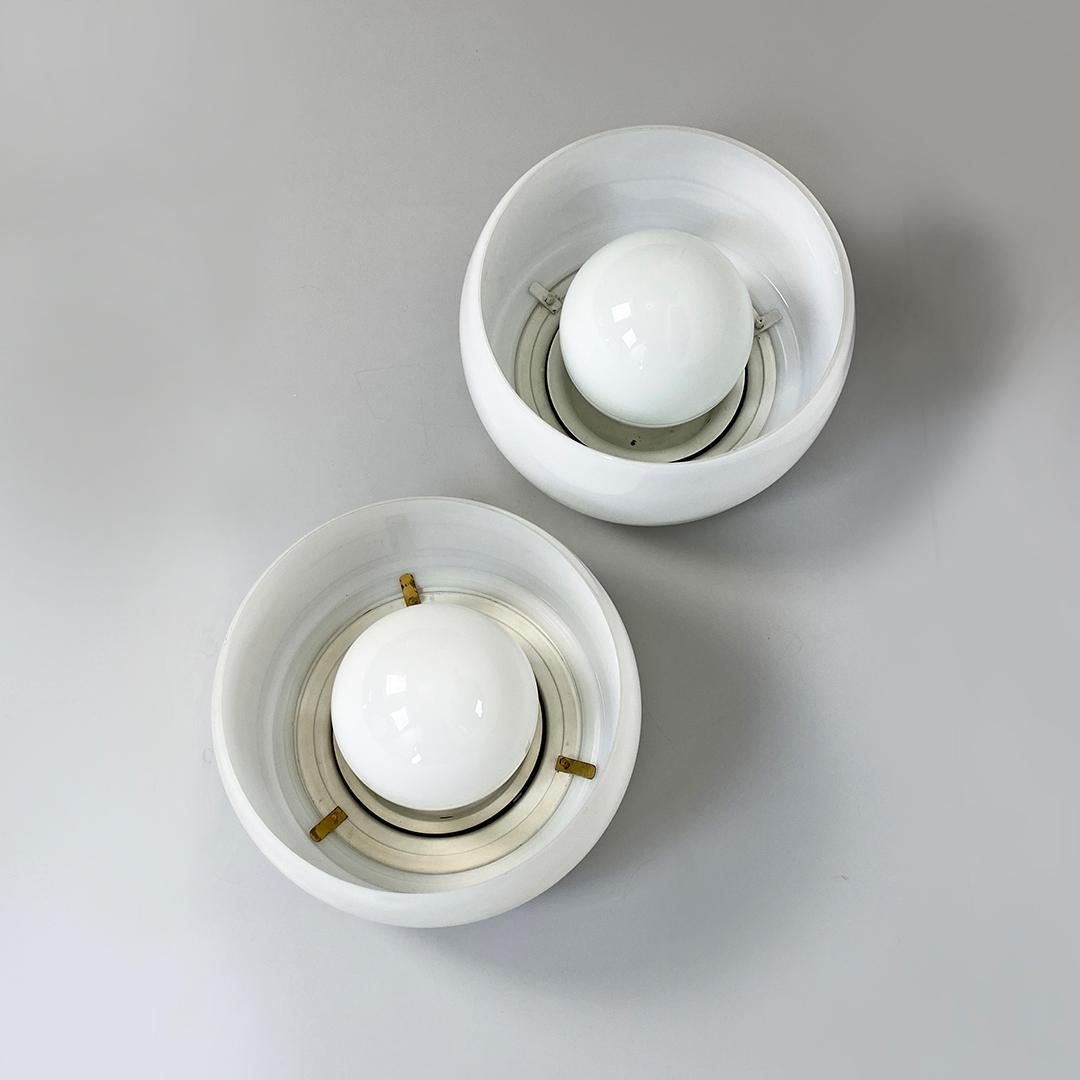 Mid-Century Modern Plafonniers Omega italiens du milieu du siècle dernier de Vico Magistretti pour Artemide, 1962