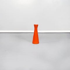 Italian Mid-Century Orange Ceramic Vase, 1960s
