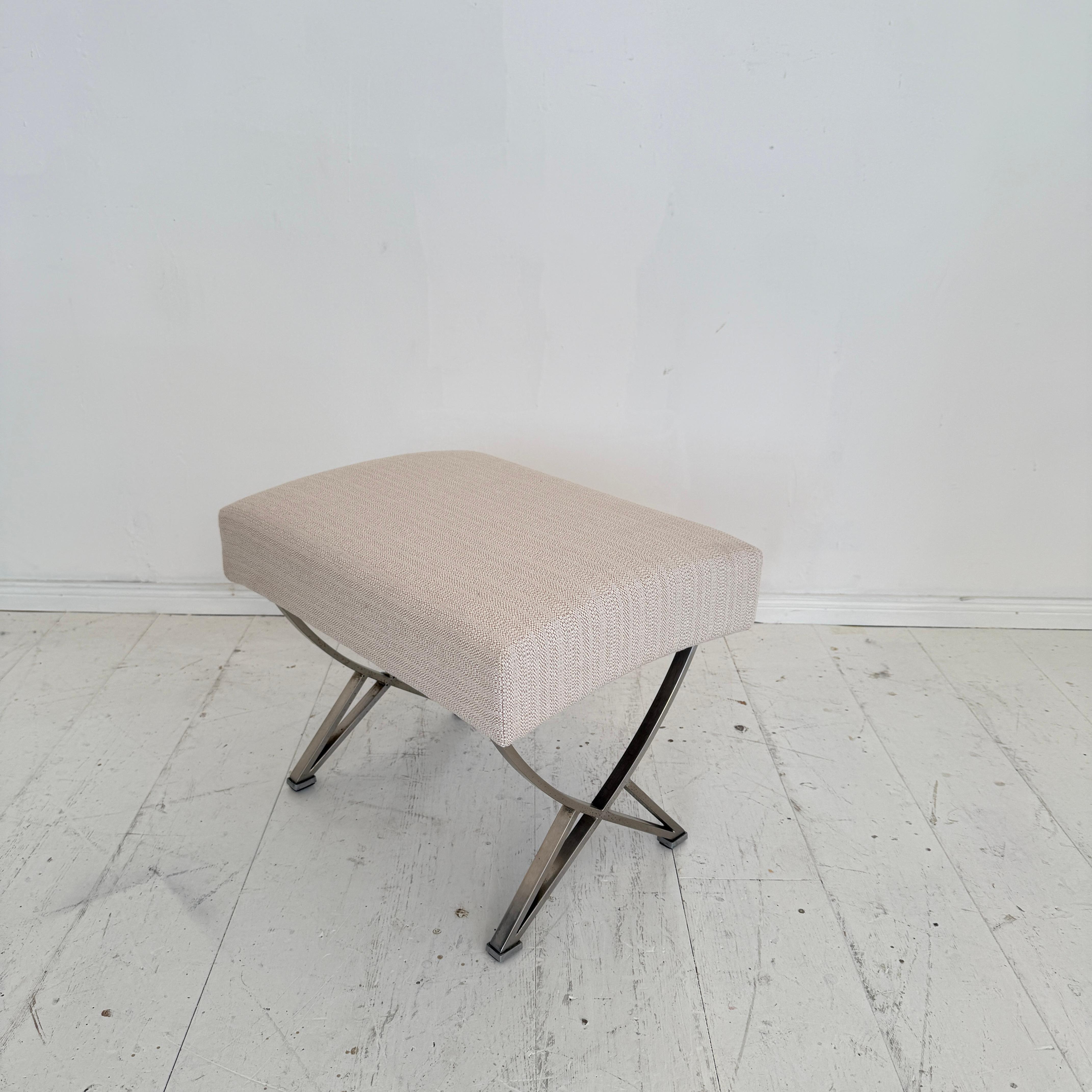 Late 20th Century Italian Mid-Century Ottoman by Gianni Moscatelli for Formanova, 1970s For Sale