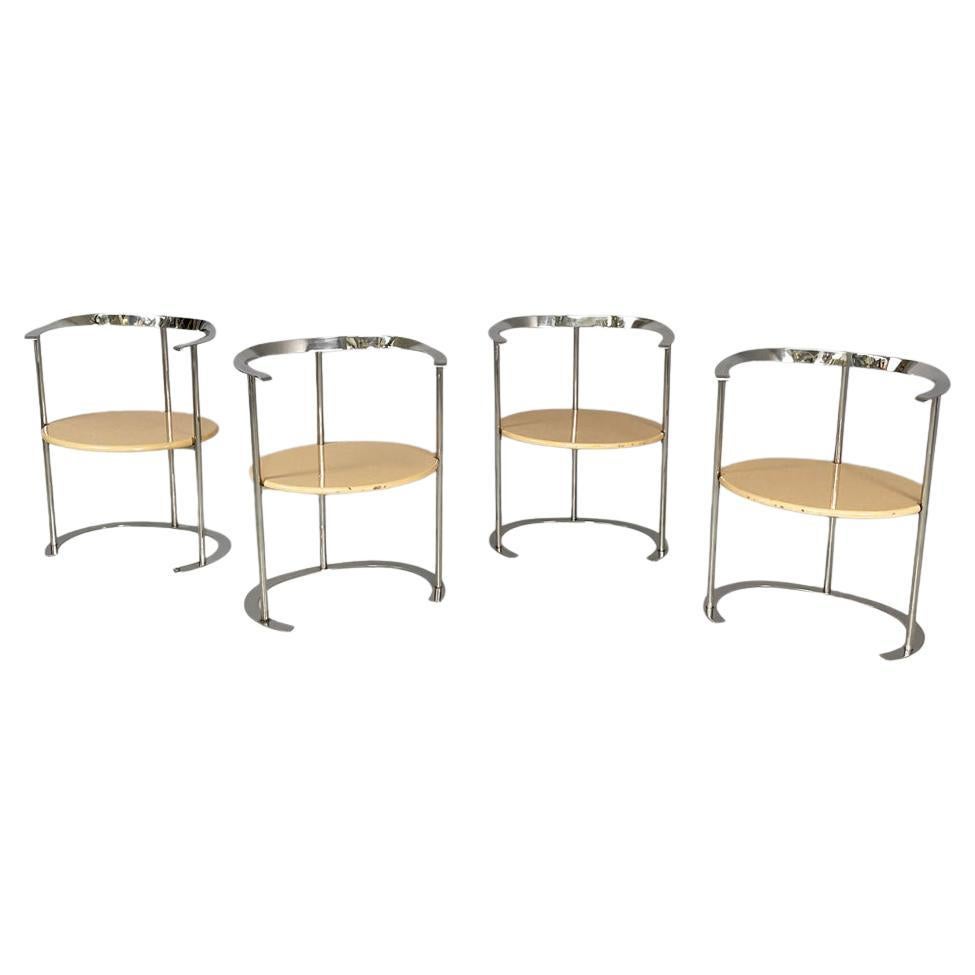 Sedie P4 Catilina di metà secolo Luigi Caccia Dominioni Azucena, 1958