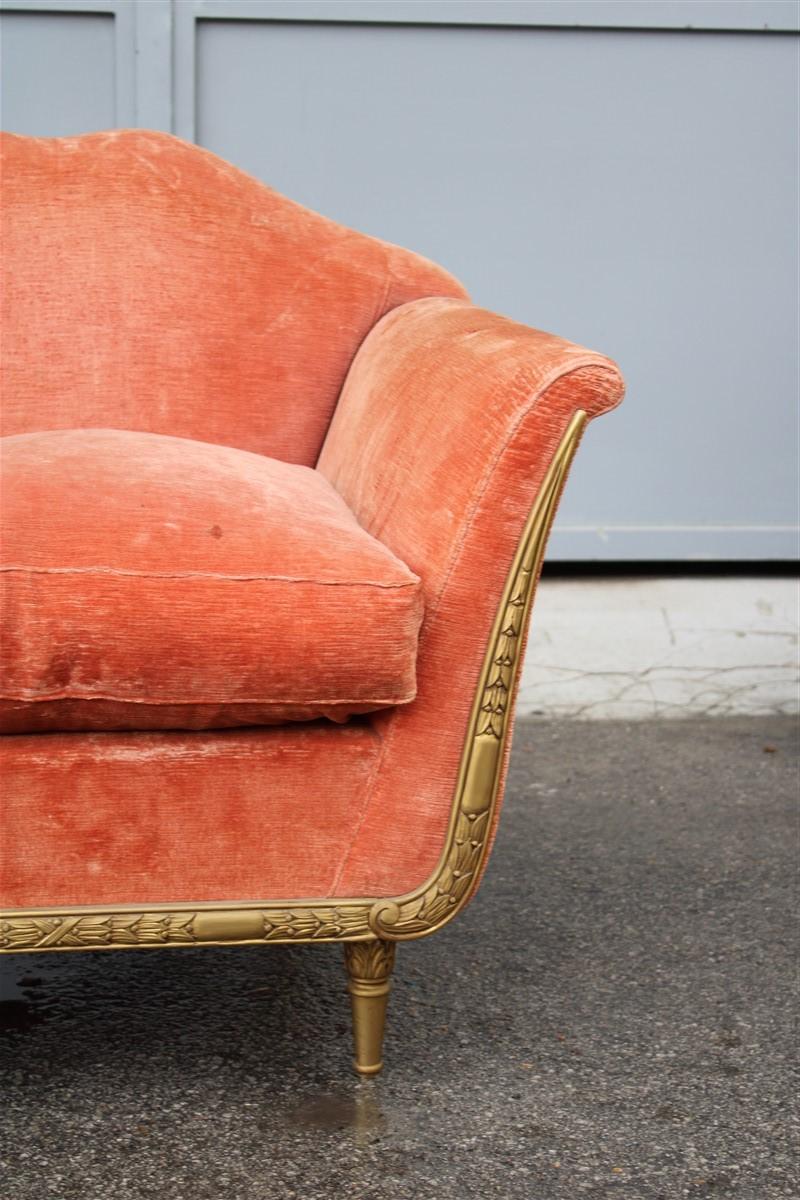Elegant pair of armchairs Italian midcentury design in the Guglielmo Ulrich design style.
  