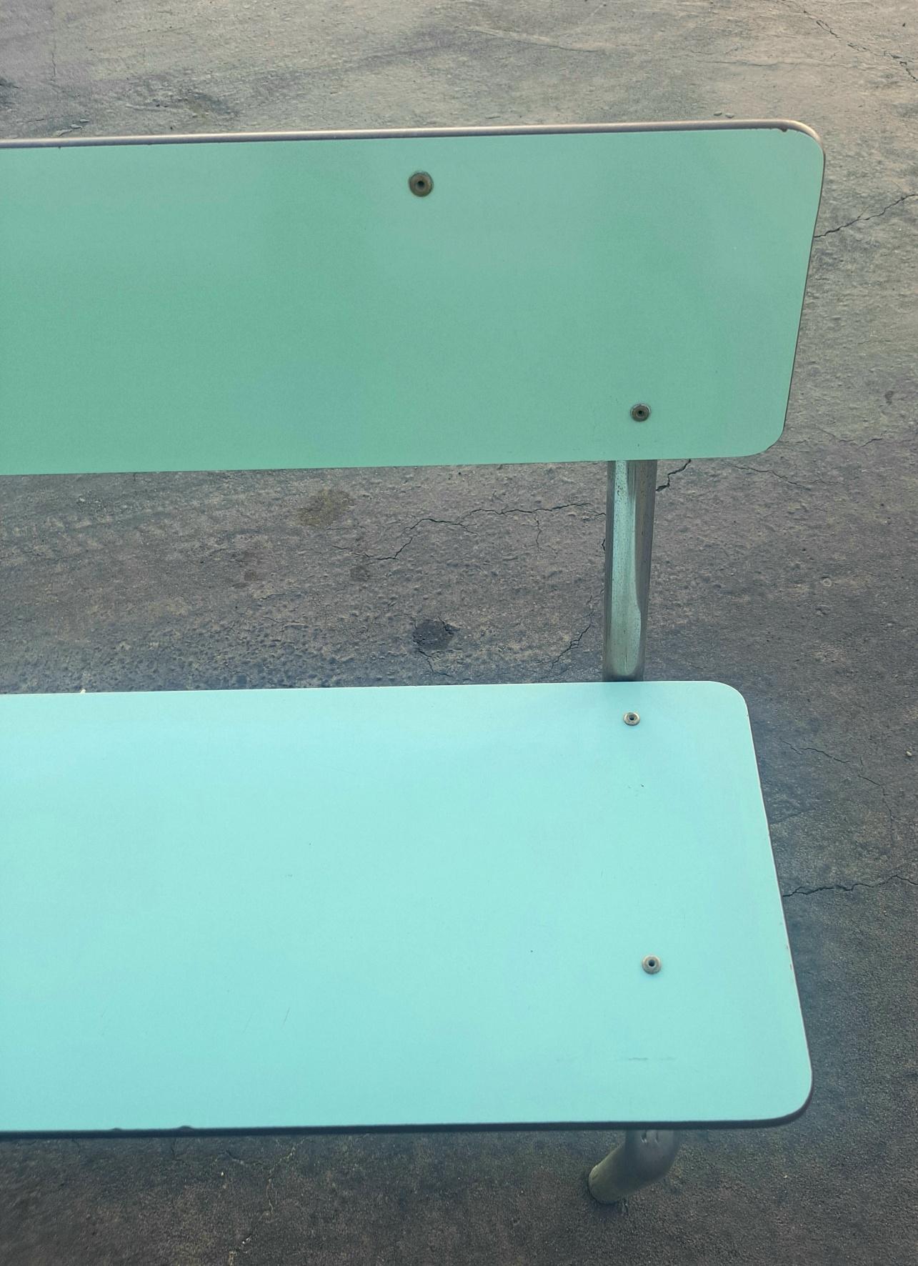 Italian Mid-Century Pair of Kids Benches For Sale 1