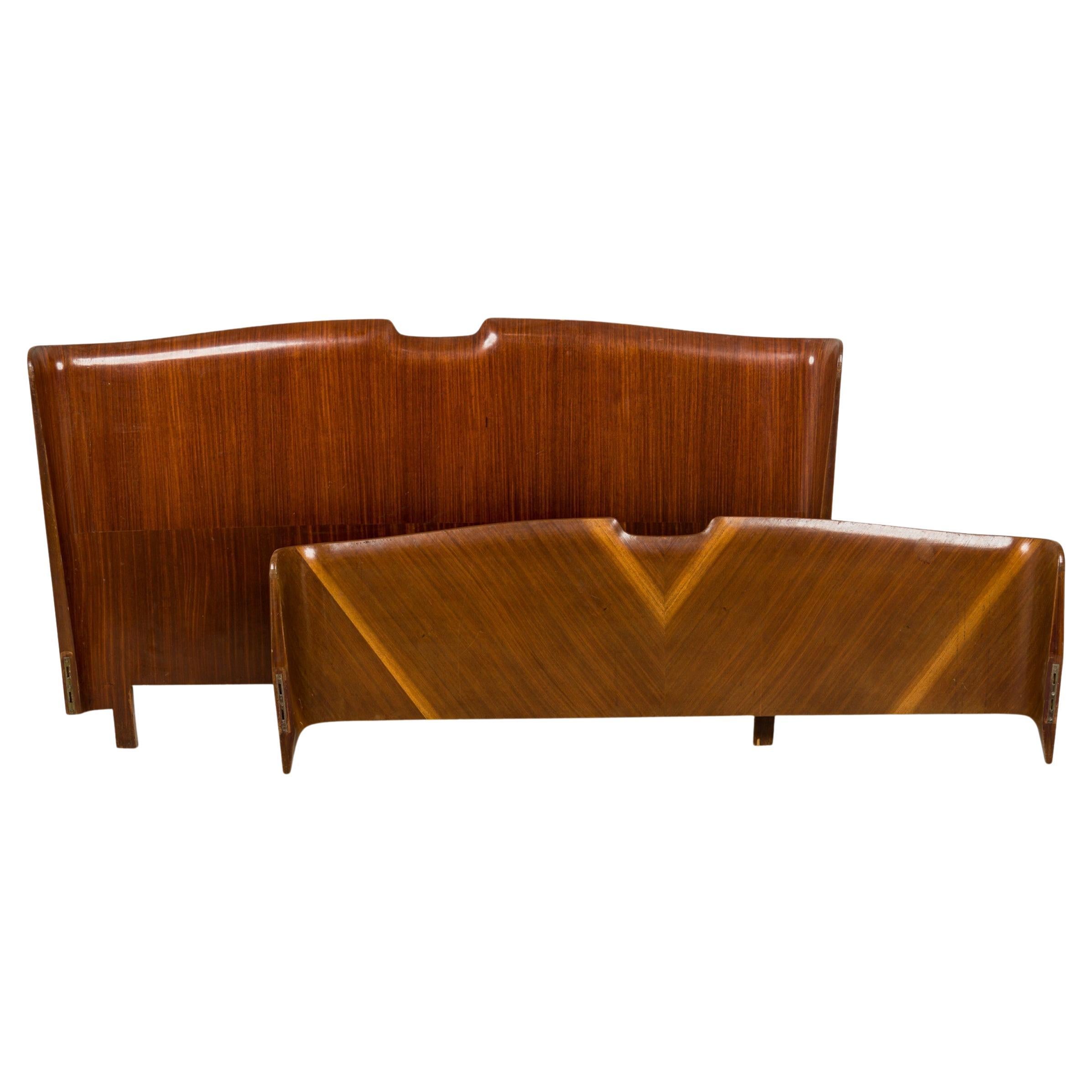 Italian Mid-Century Paolo Buffa Queen-Size Bed For Sale