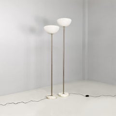 Italian mid century Papavero glass floor lamps Achille Castiglioni Flos, 1964