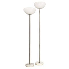 Italienische Papavero-Glas-Stehlampen aus der Mitte des Jahrhunderts Achille Castiglioni Flos, 1964