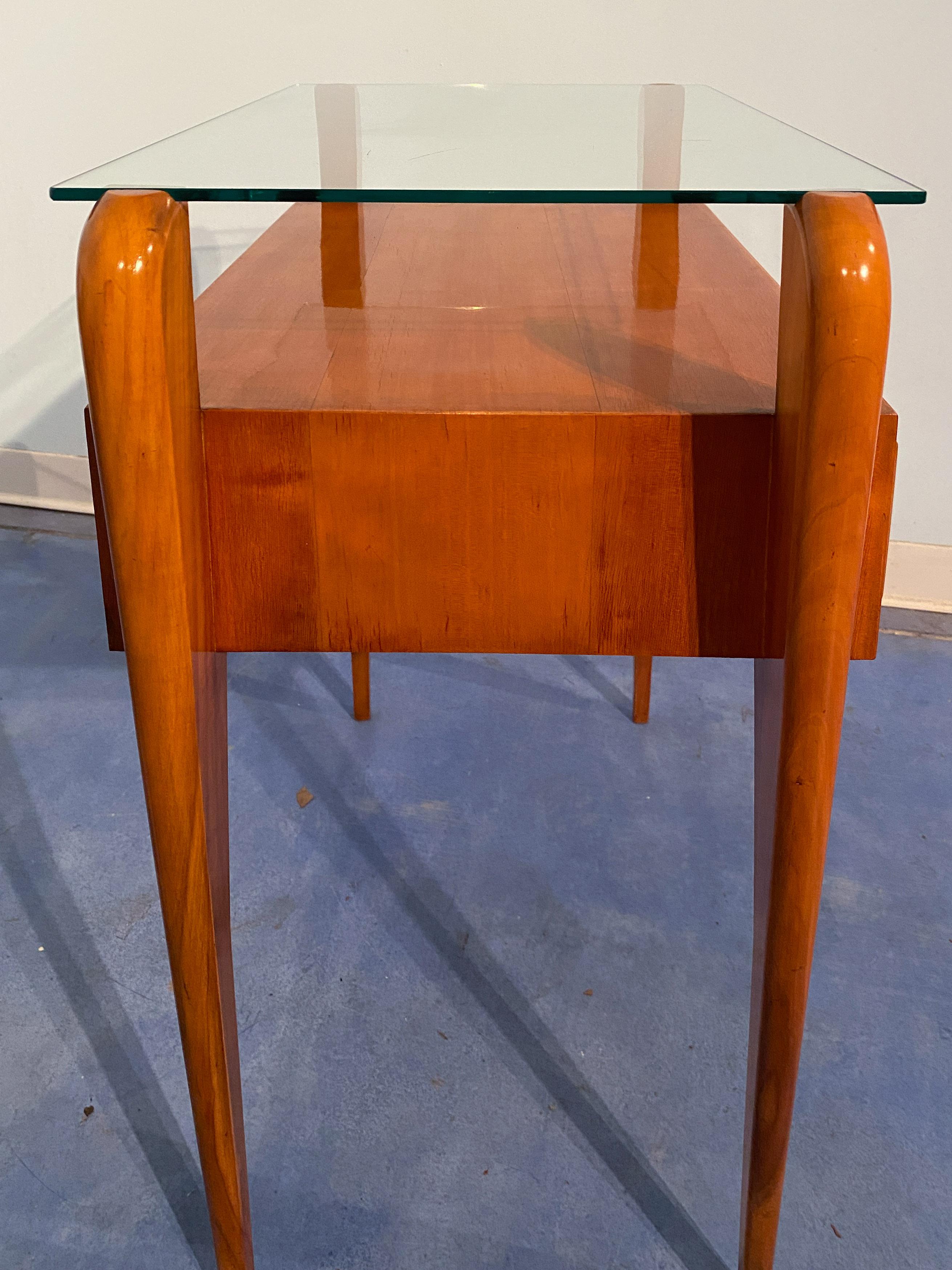 Italian Mid-Century Parchment Bedside or Nightstands by Osvaldo Borsani, 1950 For Sale 3