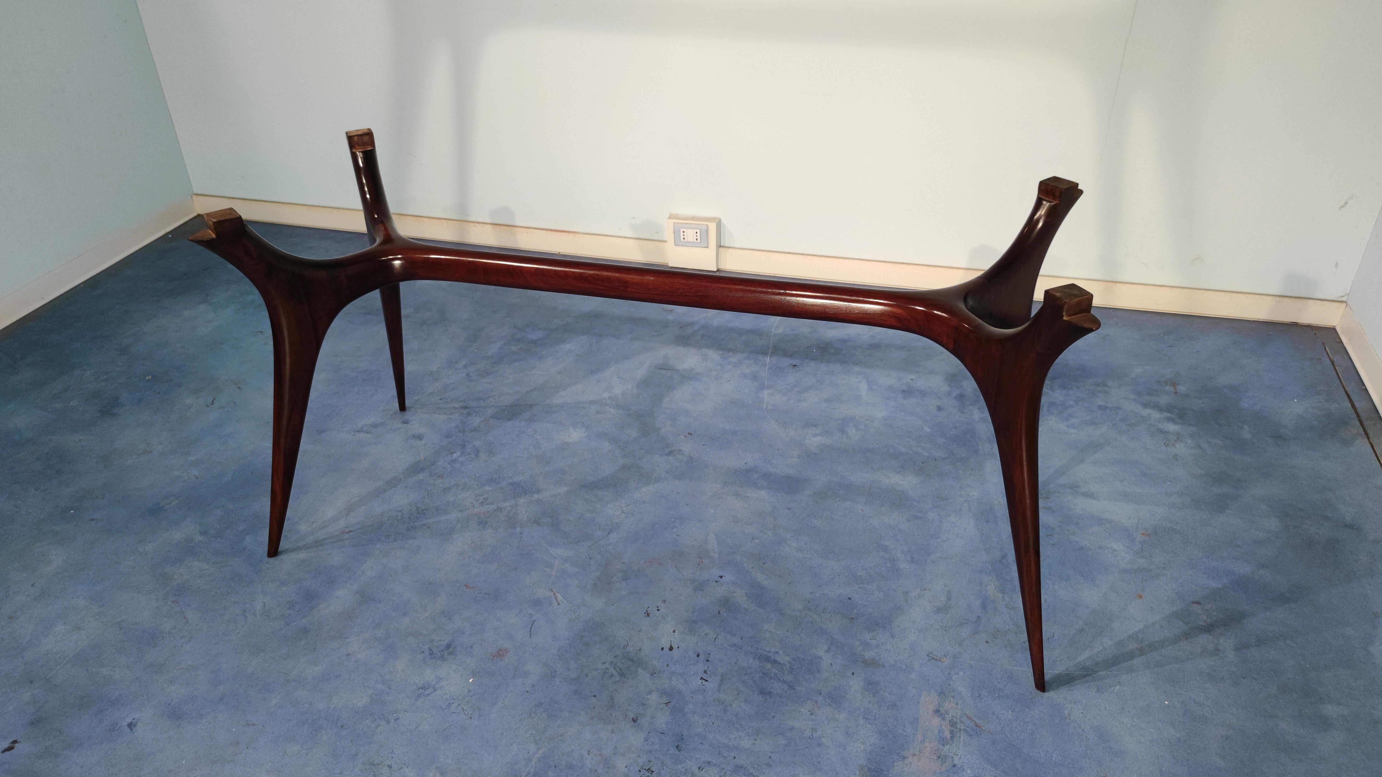 Italian Mid-Century Parchment Dining Table Attributed to Guglielmo Ulrich, 1950s For Sale 10