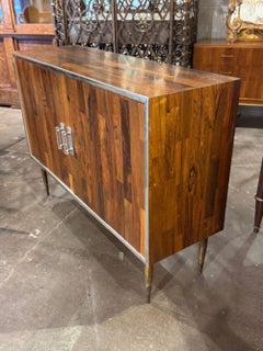 Italian Mid-century Patchwork Side Cabinet