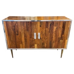 Italian Mid-century Patchwork Side Cabinet