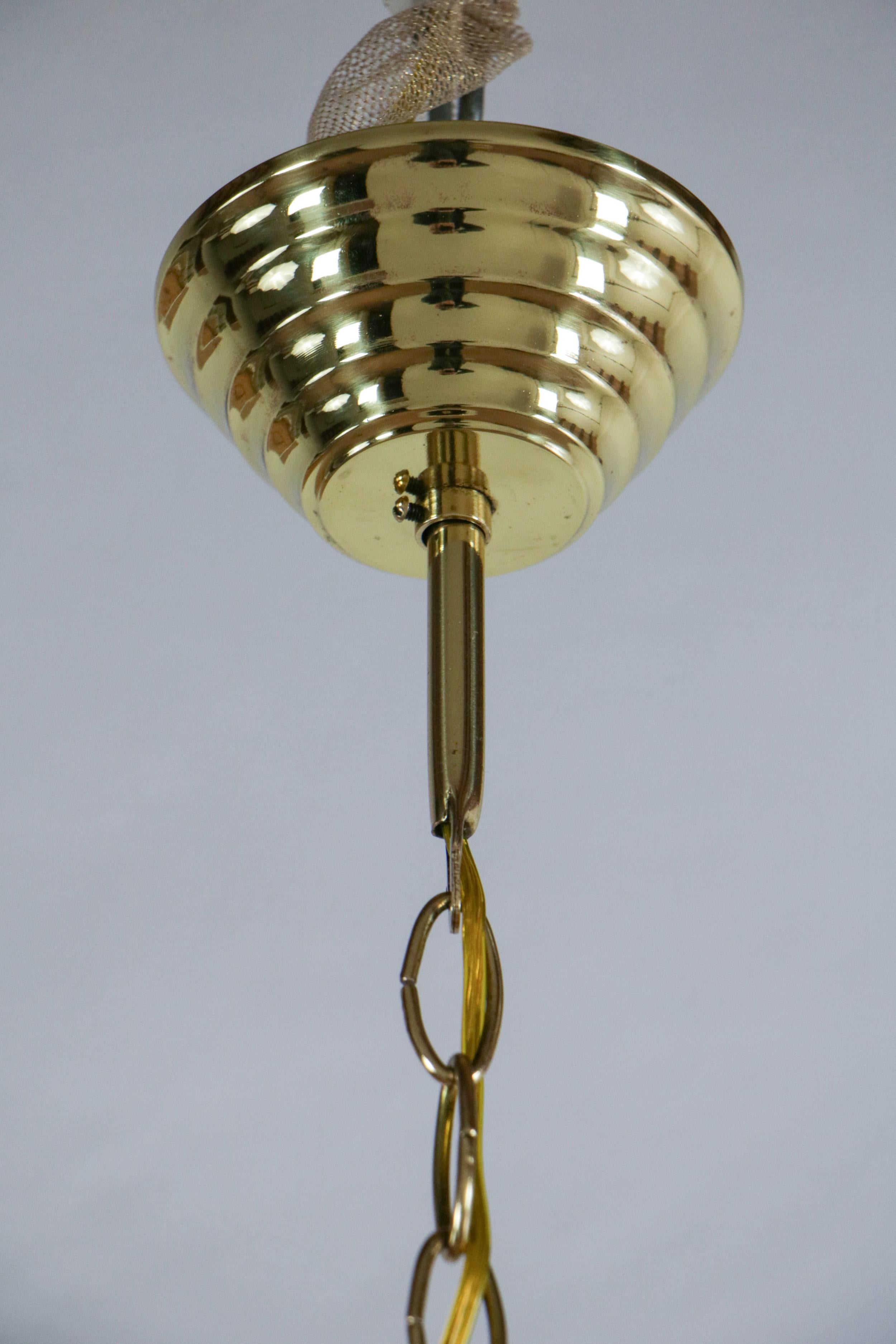 Italian Mid-Century Pendant Lamp, Azucena Style, 1960 For Sale 2