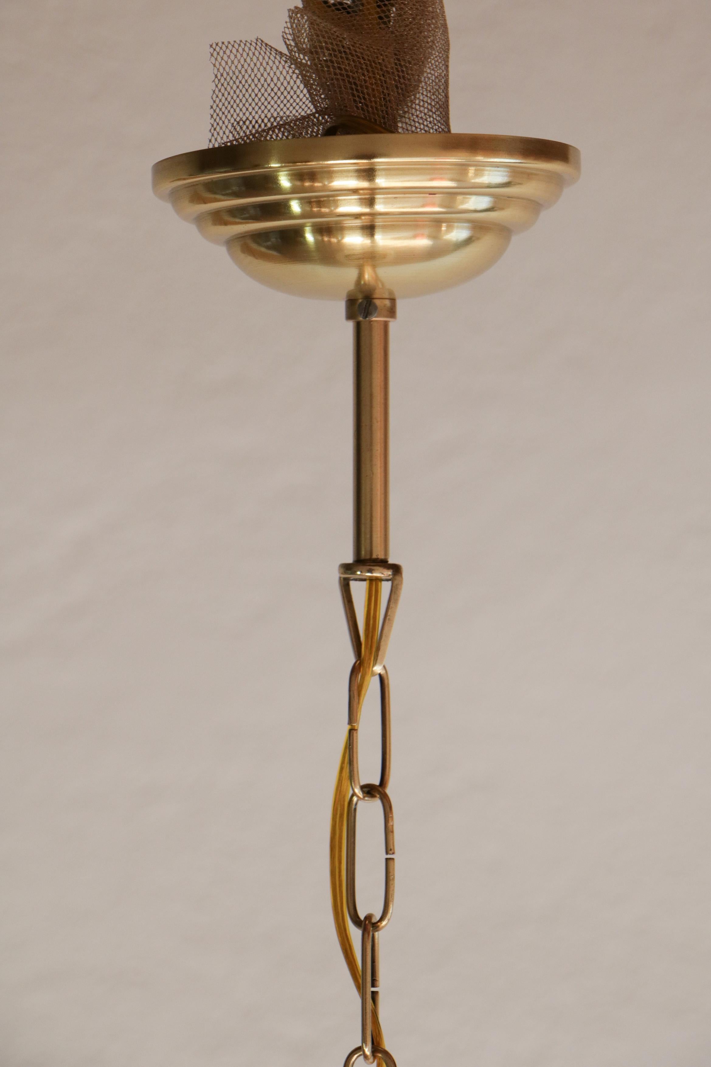 Italian Mid-Century Pendant Lamp by Luigi Caccia Dominioni Model LS1, 1950s For Sale 1