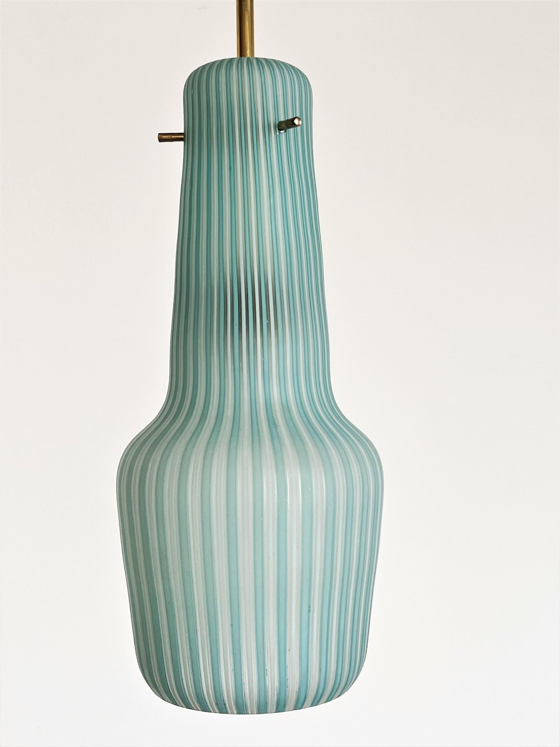 italienische pendelleuchte glas