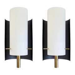 Vintage Italian Mid-Century Perforated Sconces- 2 Pairs Available
