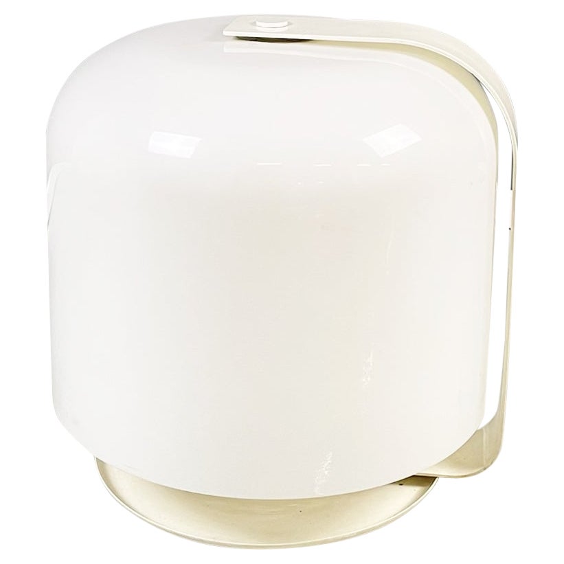 Italian Mid-Century Plastic Metal Table Lamp Alvise Luigi Massoni Guzzini, 1960s