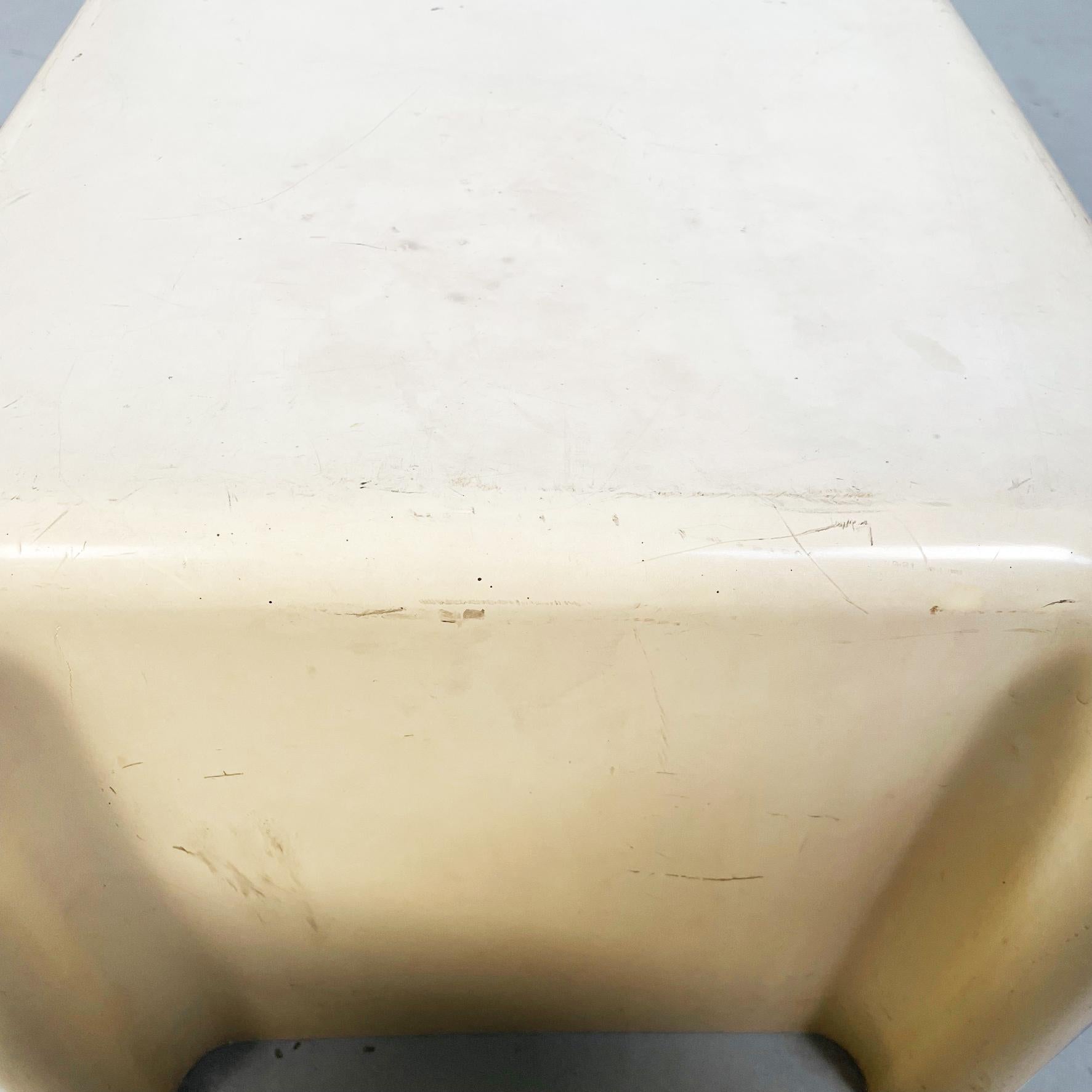 Italienische Scagno-Couchtische aus Kunststoff von Stoppino Elco Scorze aus der Mitte des Jahrhunderts, 1970er Jahre im Angebot 6
