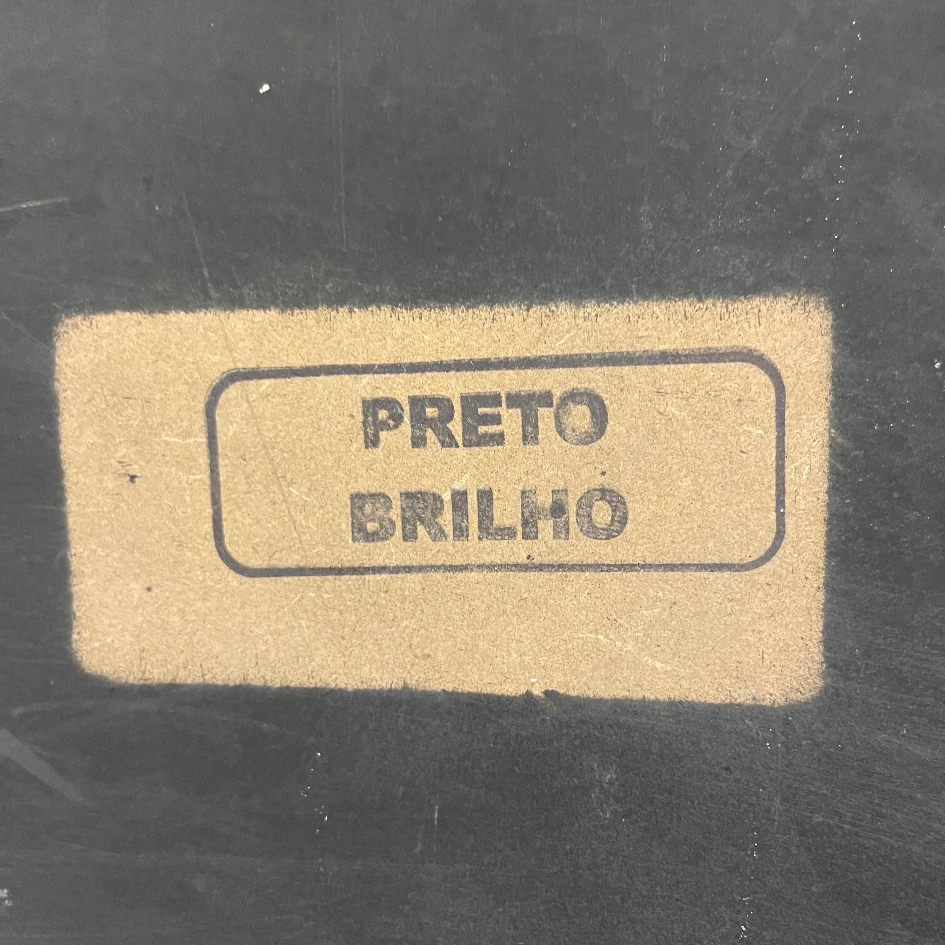 Italian Mid-Century Preto Brilho Chrome Bar Cart or Drinks Trolley, Italy 1970 6