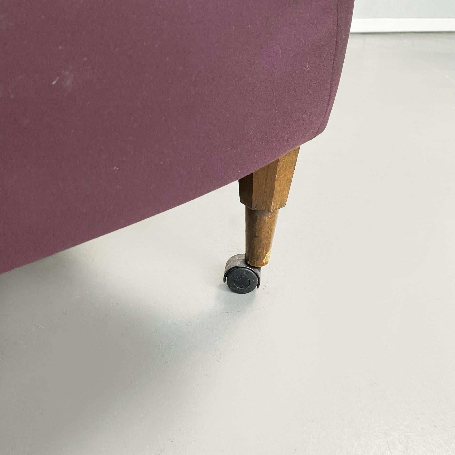 Italian Mid-Century Purple Armchairs ABCD by Caccia Dominioni for Azucena, 1960s 8