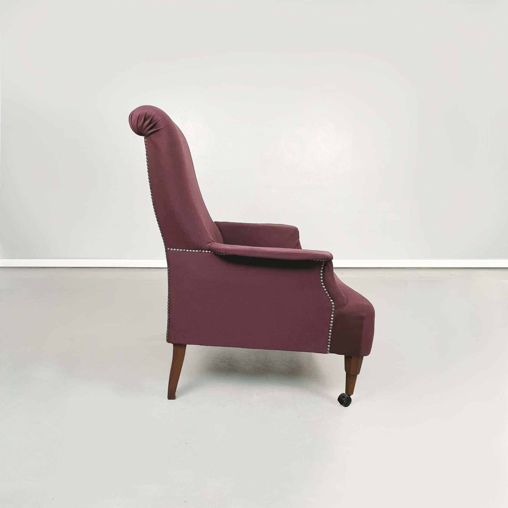purple arm chairs