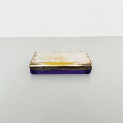 Italian Mid-Century Purple Crystal Smoking Box Colombo Arnolfo Di Cambio, 1969