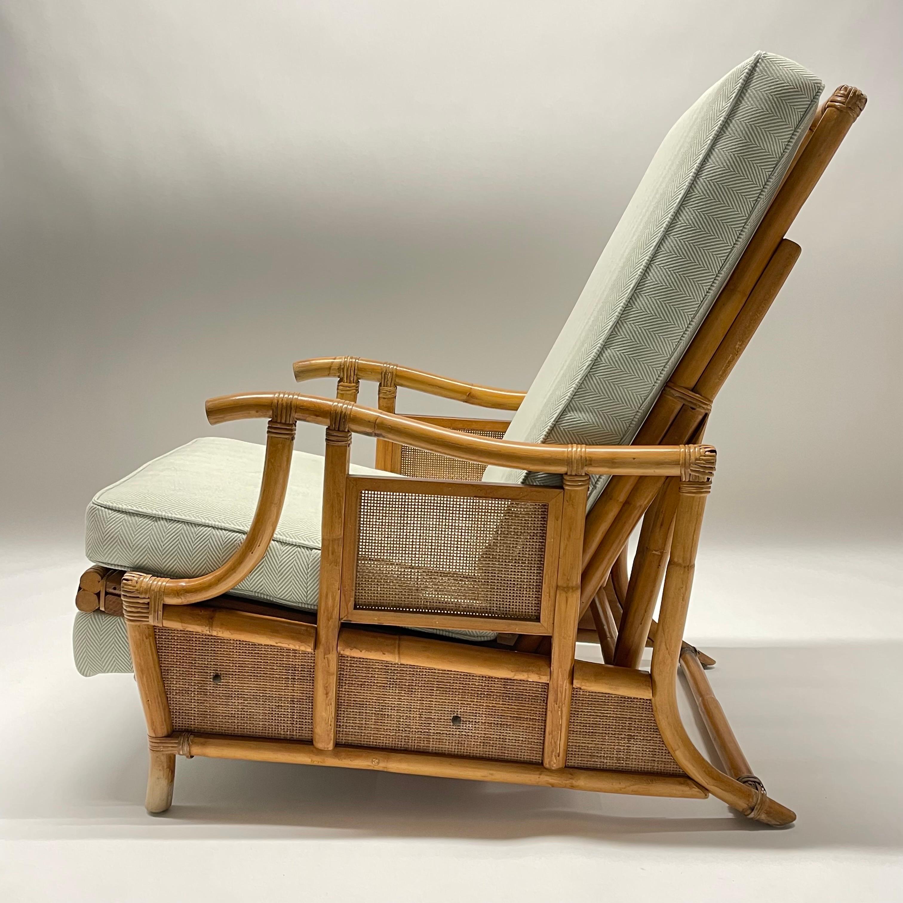 bamboo recliner chair