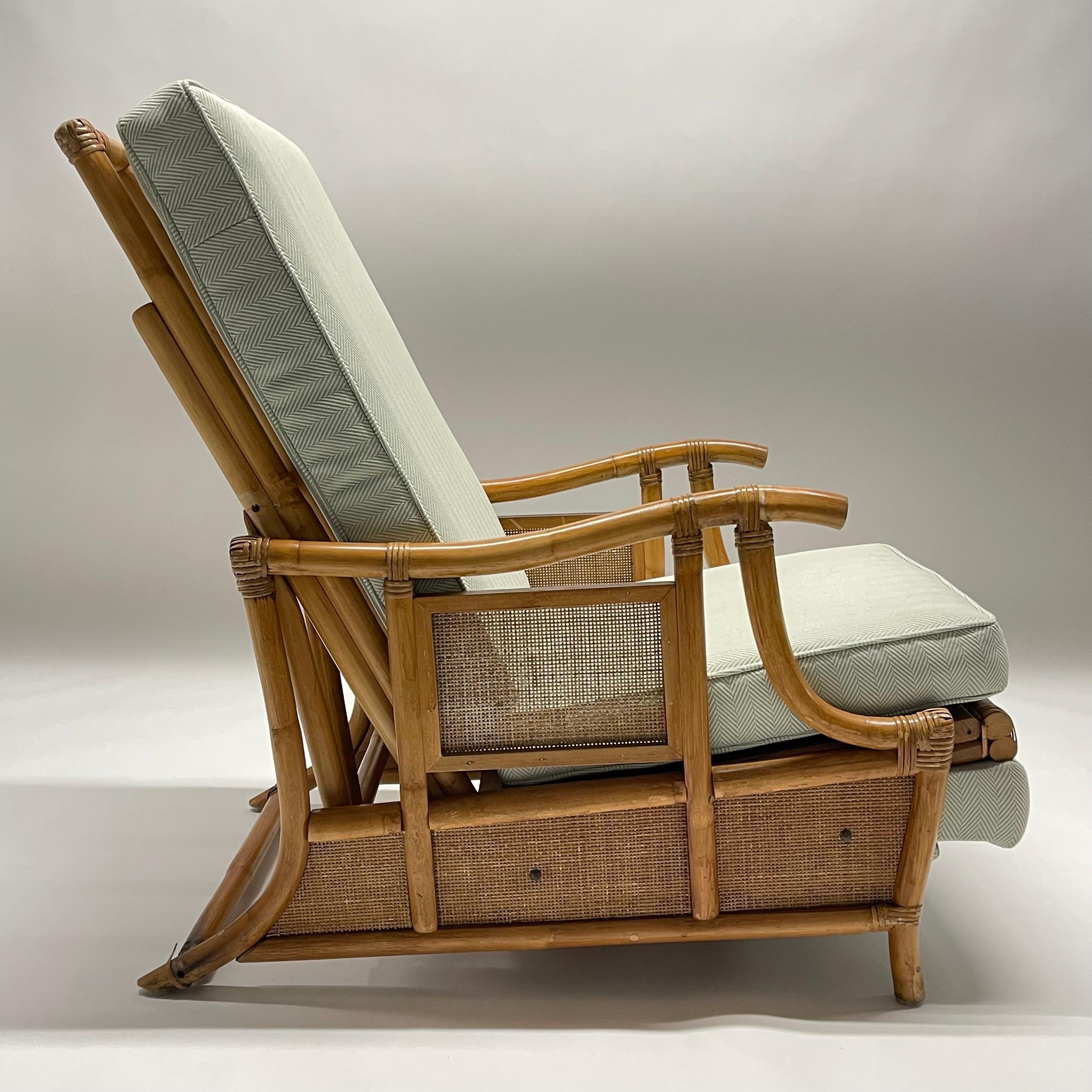 rattan reclining chair