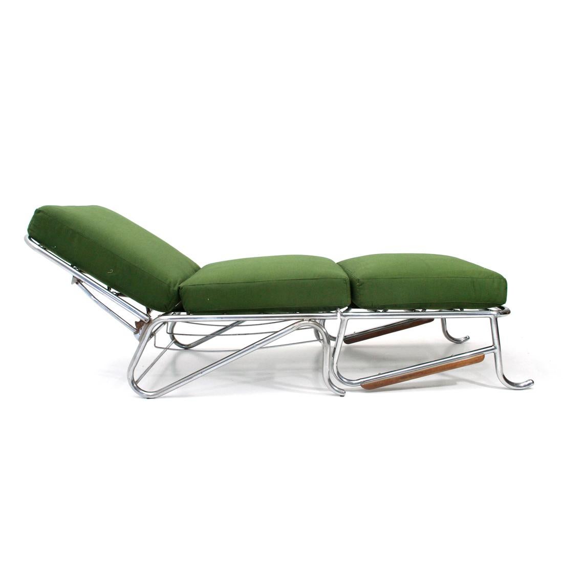 Italian Midcentury Recliner Armchair Bed, 1930s im Zustand „Gut“ in Savona, IT